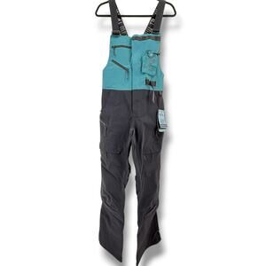 Trew Gear X Dovetail Rock Creek Work Bibs Womens Sz Large 30" Stargazer Black